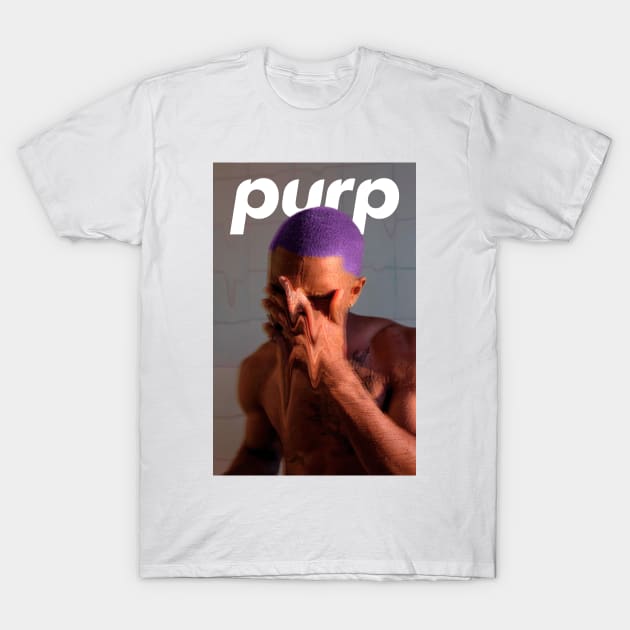 purp artwork T-Shirt by dmorissette